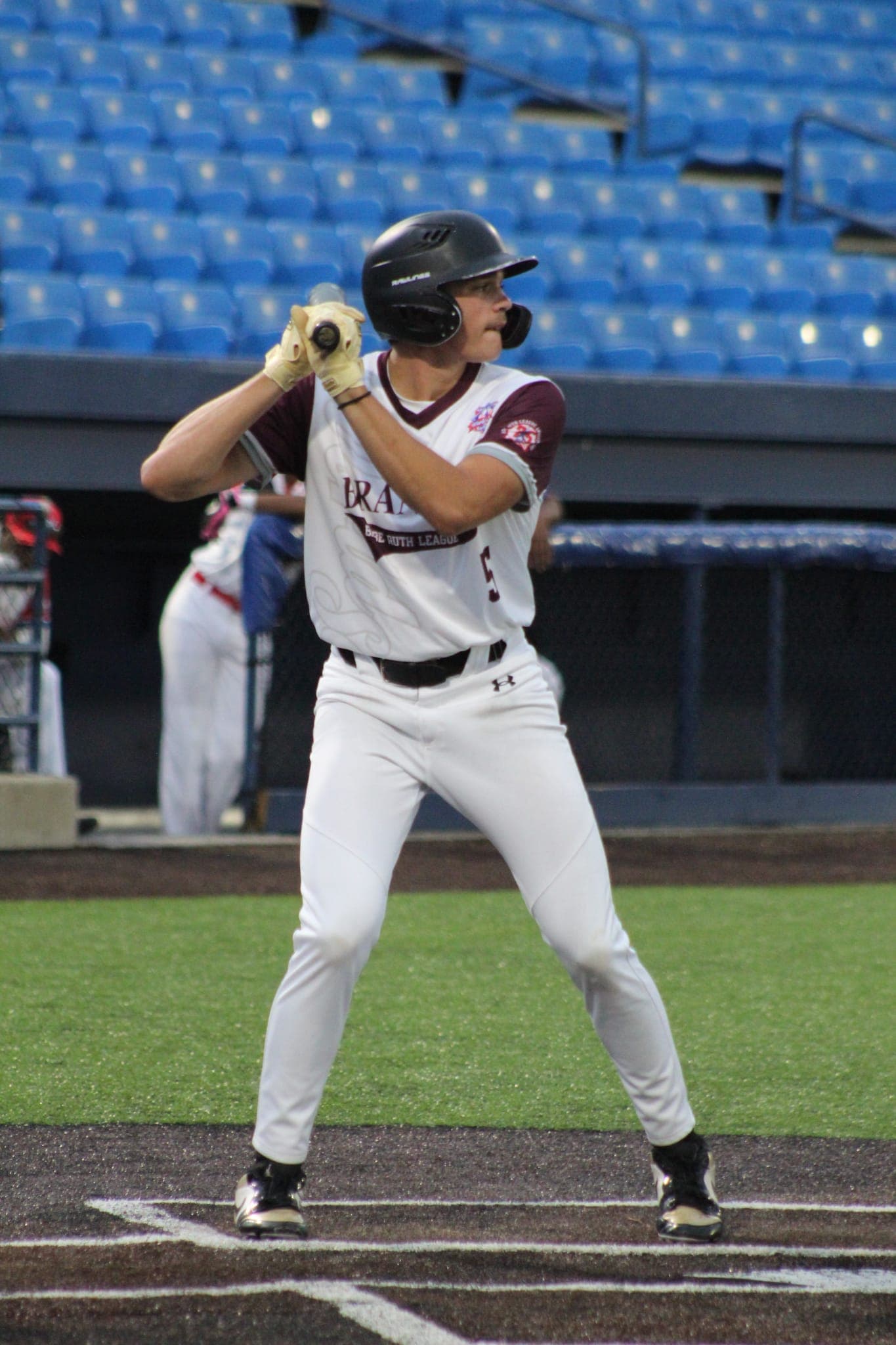 Landon Perry at bat